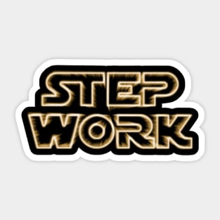 Step Work Parody  - Alcoholic Clean And Sober Sticker